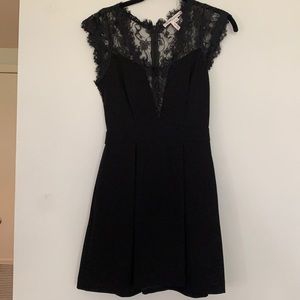 Black BCBGeneration lace mini dress